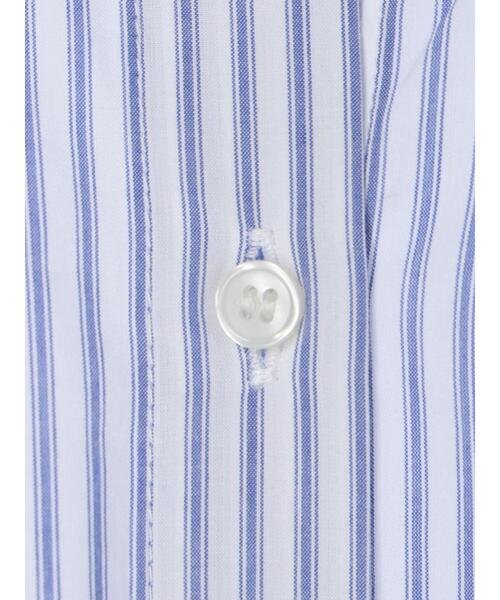 AMERICAN HOLIC（アメリカンホリック）の「接触冷感バックギャザーシャツ（シャツ/ブラウス・レディース・ストライプ/オフホワイト・L/M）」の19枚目の写真