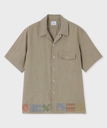現行⭐️極美品⭐️ポールスミス　カラーシャツ　マルチカラー　半袖　リネン100% Paul Smith｜マルチカラーボタン 半袖シャツ | Rakuten Fashion
