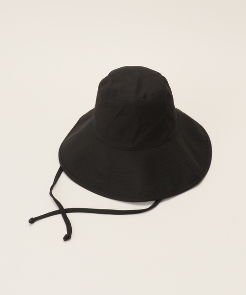 Noble(ノーブル)の「Lack of Color/ラックオブカラー キャンバスバケット(ハット・レディース・ブラック・SMALL)」の1枚目の写真