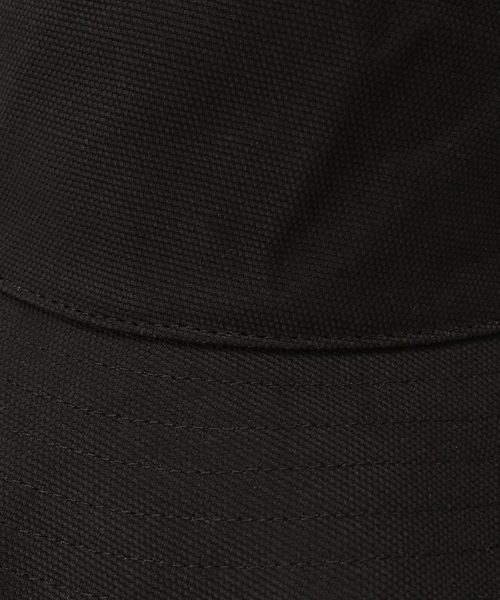 Noble(ノーブル)の「Lack of Color/ラックオブカラー キャンバスバケット(ハット・レディース・ブラック・SMALL)」の6枚目の写真