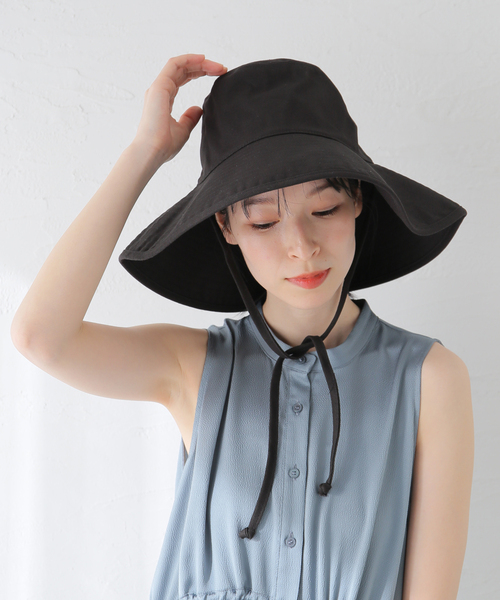 Noble(ノーブル)の「Lack of Color/ラックオブカラー キャンバスバケット(ハット・レディース・ブラック・SMALL)」の7枚目の写真