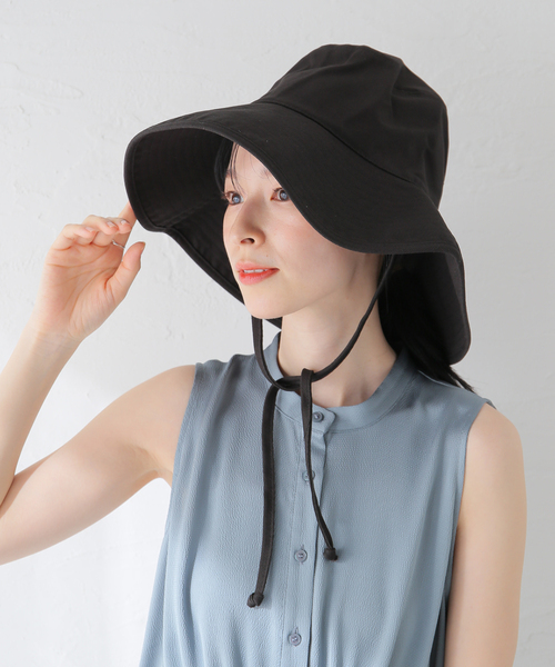 Noble(ノーブル)の「Lack of Color/ラックオブカラー キャンバスバケット(ハット・レディース・ブラック・SMALL)」の8枚目の写真