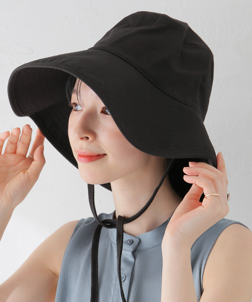 Noble(ノーブル)の「Lack of Color/ラックオブカラー キャンバスバケット(ハット・レディース・ブラック・SMALL)」の2枚目の写真