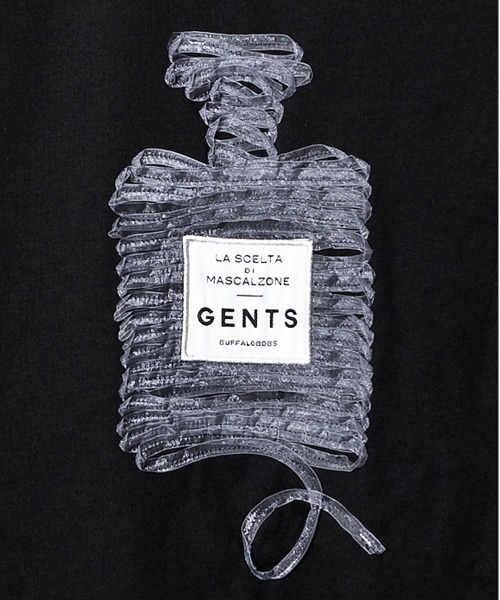 Buffalo Bobs(バッファローボブズ)の「PERFUME-RIBON(パフューム リボン) コーマ糸コットン クルーネック パフュームリボン Tシャツ(Tシャツ/カットソー・メンズ・ブラック/ホワイト/イエロー・3-4/2-3/1-2)」の8枚目の写真