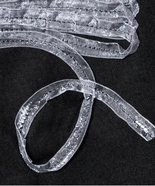 Buffalo Bobs(バッファローボブズ)の「PERFUME-RIBON(パフューム リボン) コーマ糸コットン クルーネック パフュームリボン Tシャツ(Tシャツ/カットソー・メンズ・ブラック/ホワイト/イエロー・3-4/2-3/1-2)」の9枚目の写真