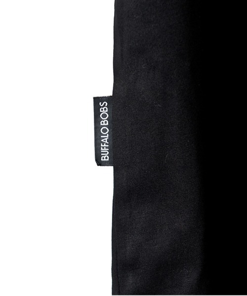 Buffalo Bobs(バッファローボブズ)の「PERFUME-RIBON(パフューム リボン) コーマ糸コットン クルーネック パフュームリボン Tシャツ(Tシャツ/カットソー・メンズ・ブラック/ホワイト/イエロー・3-4/2-3/1-2)」の10枚目の写真