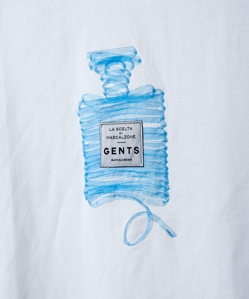 Buffalo Bobs(バッファローボブズ)の「PERFUME-RIBON(パフューム リボン) コーマ糸コットン クルーネック パフュームリボン Tシャツ(Tシャツ/カットソー・メンズ・ブラック/ホワイト/イエロー・3-4/2-3/1-2)」の13枚目の写真