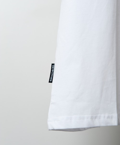 Buffalo Bobs(バッファローボブズ)の「PERFUME-RIBON(パフューム リボン) コーマ糸コットン クルーネック パフュームリボン Tシャツ(Tシャツ/カットソー・メンズ・ブラック/ホワイト/イエロー・3-4/2-3/1-2)」の14枚目の写真