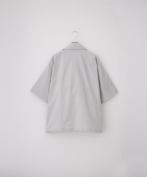 ジップデザイン ナイロンシャツジャケット（シャツ/ブラウス）｜Loose/ルース（ルース）
