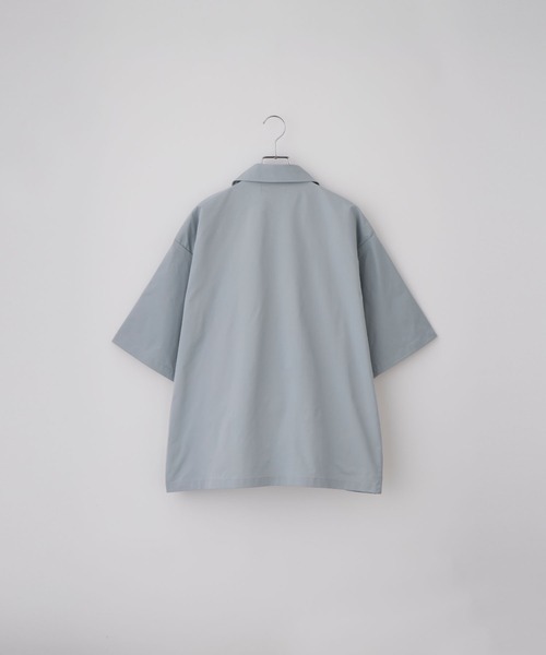 ジップデザイン ナイロンシャツジャケット（シャツ/ブラウス）｜Loose/ルース（ルース）