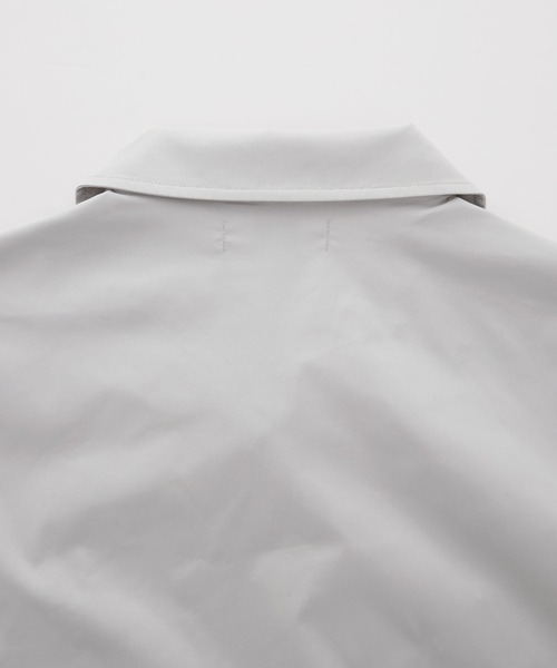 ジップデザイン ナイロンシャツジャケット（シャツ/ブラウス）｜Loose/ルース（ルース）