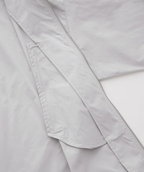 ジップデザイン ナイロンシャツジャケット（シャツ/ブラウス）｜Loose/ルース（ルース）