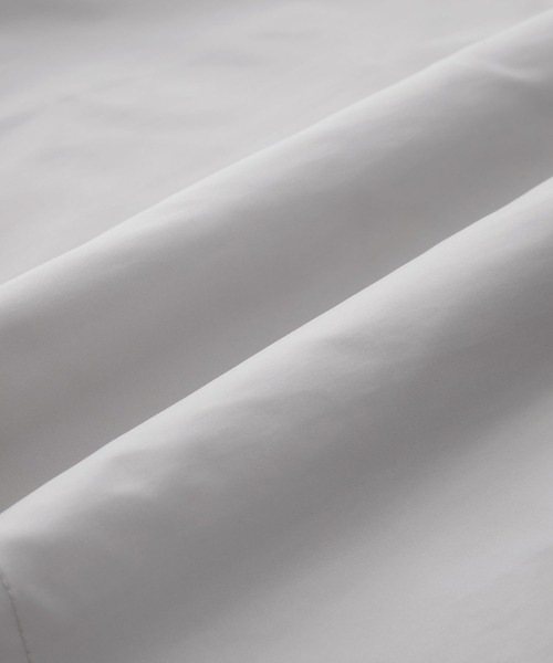 ジップデザイン ナイロンシャツジャケット（シャツ/ブラウス）｜Loose/ルース（ルース）