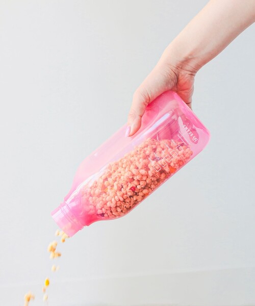 bpr BEAMS（ビーピーアール ビームス ）の「Tupperware × bPr BEAMS / 別注 スクエア エコボトル 1L（水筒・メンズ・ラベンダー/ミント/ピンク・ONE SIZE）」の3枚目の写真