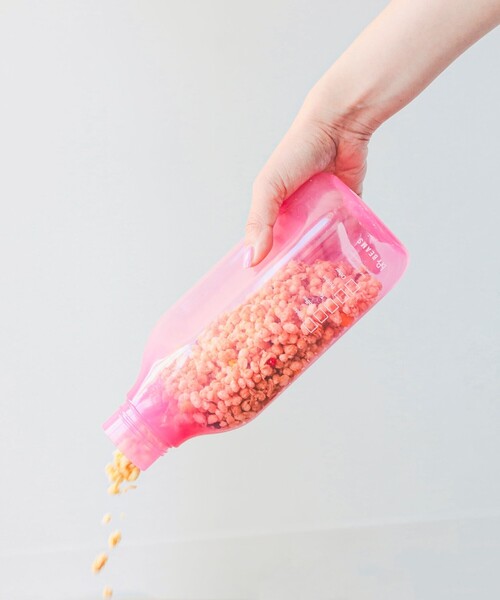 bpr BEAMS（ビーピーアール ビームス ）の「Tupperware × bPr BEAMS / 別注 スクエア エコボトル 1L（水筒・メンズ・ラベンダー/ミント/ピンク・ONE SIZE）」の7枚目の写真