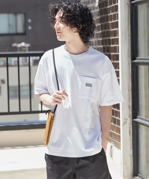 SIERRA DESIGNS(シェラデザイン)の「SIERRA DESIGNS(シエラデザインズ)別注ポケットTシャツ(Tシャツ/カットソー・メンズ・ホワイト/ベージュ/ブラック・M/L/XL)」の4枚目の写真