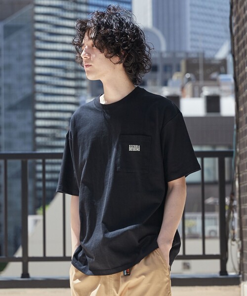 SIERRA DESIGNS(シェラデザイン)の「SIERRA DESIGNS(シエラデザインズ)別注ポケットTシャツ(Tシャツ/カットソー・メンズ・ホワイト/ベージュ/ブラック・M/L/XL)」の10枚目の写真