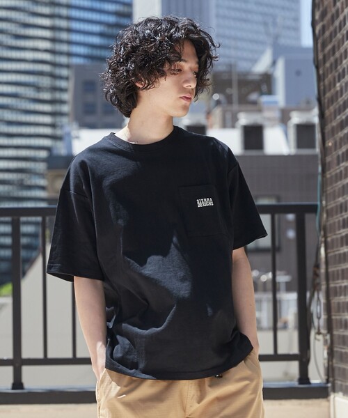 SIERRA DESIGNS(シェラデザイン)の「SIERRA DESIGNS(シエラデザインズ)別注ポケットTシャツ(Tシャツ/カットソー・メンズ・ホワイト/ベージュ/ブラック・M/L/XL)」の12枚目の写真