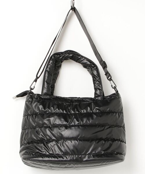 HIKA（ヒカ）の「【HIKA】2WAYキルトトートBAG（トートバッグ・レディース・ブラック/シルバー/ホワイト・FREE）」の7枚目の写真
