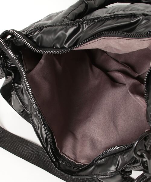 HIKA（ヒカ）の「【HIKA】2WAYキルトトートBAG（トートバッグ・レディース・ブラック/シルバー/ホワイト・FREE）」の5枚目の写真