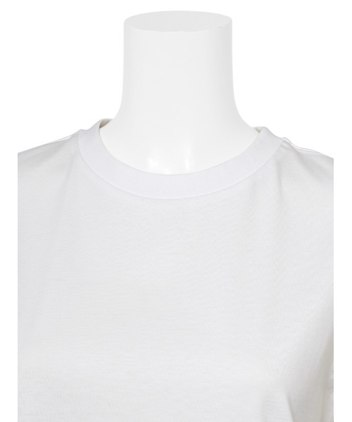 Mila Owen（ミラオーウェン）の「フレンチスリーブカットトップス【手洗い可能】（Tシャツ/カットソー・レディース・ホワイト/イエロー/ブラック・0/1）」の5枚目の写真