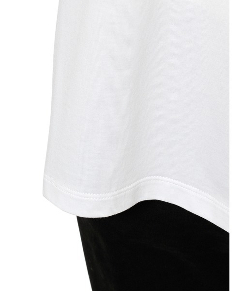 Mila Owen（ミラオーウェン）の「フレンチスリーブカットトップス【手洗い可能】（Tシャツ/カットソー・レディース・ホワイト/イエロー/ブラック・0/1）」の7枚目の写真