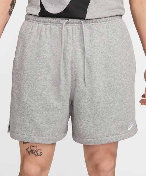 NIKE(ナイキ)の「NIKE/ナイキ クラブ フロー FT ショート ショーツ コットン/パイル地 シンプル FN3521(その他パンツ・メンズ・ブラック/グレー・M/L/2XL/XL)」の10枚目の写真