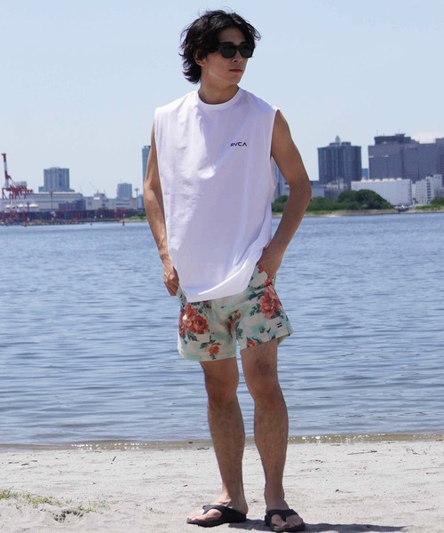 RVCA(ルーカ)の「【ムラサキスポーツ限定】RVCA/ルーカ ラッシュガード/タンクトップ オーバーサイズ バックプリント BE04A-P36(タンクトップ・メンズ・ブラック/ホワイト・L/M/S)」の10枚目の写真