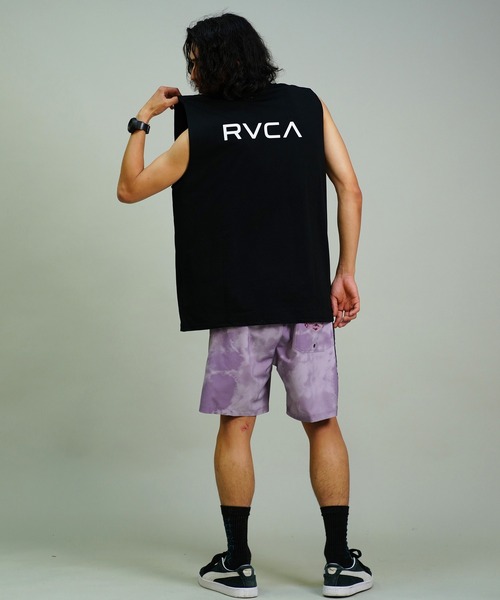 RVCA(ルーカ)の「【ムラサキスポーツ限定】RVCA/ルーカ ラッシュガード/タンクトップ オーバーサイズ バックプリント BE04A-P36(タンクトップ・メンズ・ブラック/ホワイト・L/M/S)」の5枚目の写真