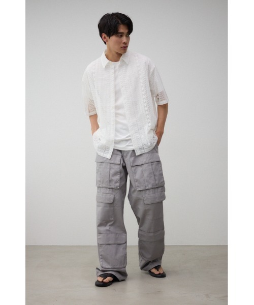 AZUL by moussy(アズールバイマウジー)の「オルテガシアーシャツ(シャツ/ブラウス・メンズ・ブラック/オフホワイト/オレンジ・FREE)」の9枚目の写真