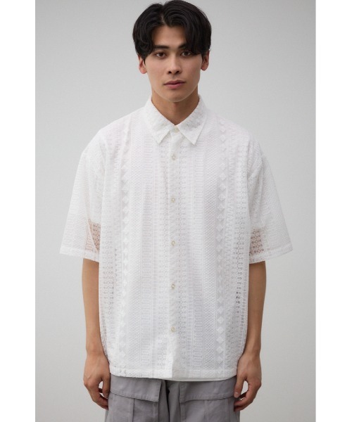 AZUL by moussy(アズールバイマウジー)の「オルテガシアーシャツ(シャツ/ブラウス・メンズ・ブラック/オフホワイト/オレンジ・FREE)」の8枚目の写真