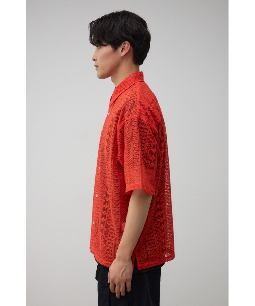 AZUL by moussy(アズールバイマウジー)の「オルテガシアーシャツ(シャツ/ブラウス・メンズ・ブラック/オフホワイト/オレンジ・FREE)」の15枚目の写真