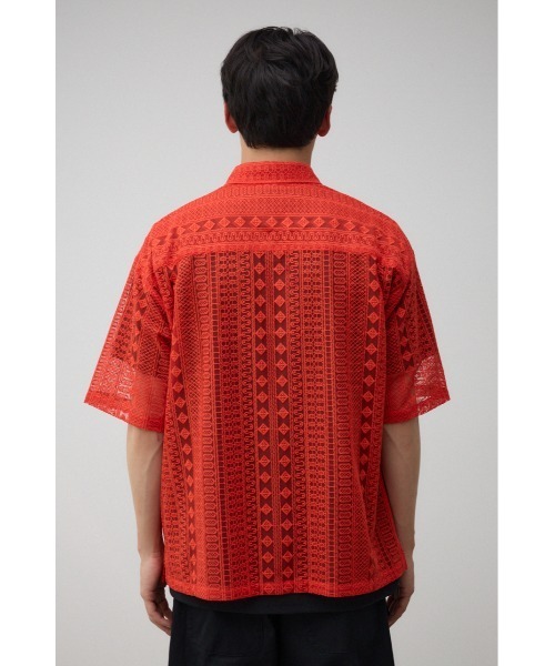 AZUL by moussy(アズールバイマウジー)の「オルテガシアーシャツ(シャツ/ブラウス・メンズ・ブラック/オフホワイト/オレンジ・FREE)」の14枚目の写真