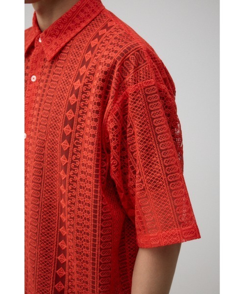 AZUL by moussy(アズールバイマウジー)の「オルテガシアーシャツ(シャツ/ブラウス・メンズ・ブラック/オフホワイト/オレンジ・FREE)」の12枚目の写真