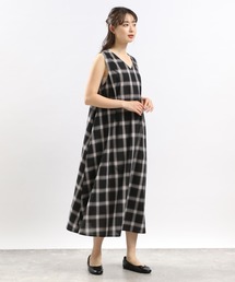 GLOBAL WORK Smile Seed Store | Aラインワンピースノースリーブ/116204(ワンピース)