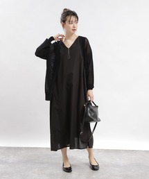 GLOBAL WORK Smile Seed Store | Aラインワンピースノースリーブ/116204(ワンピース)