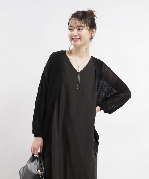 GLOBAL WORK Smile Seed Store（グローバルワーク スマイルシードストア）の「Aラインワンピースノースリーブ/116204（ワンピース・レディース・ブラック/ブルー系その他/その他・SMALL/MEDIUM/LARGE/X-LARGE）」の11枚目の写真