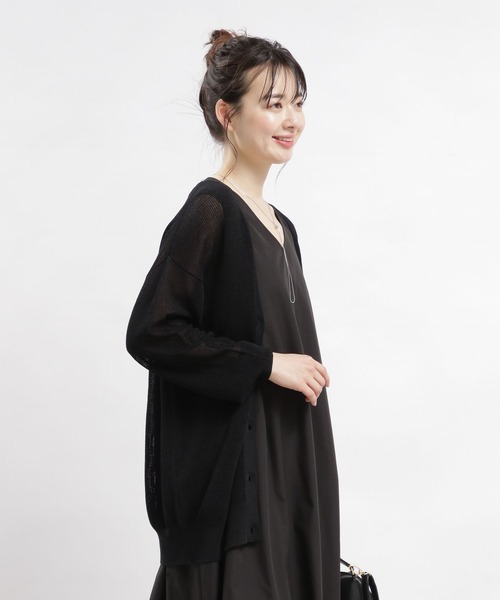 GLOBAL WORK Smile Seed Store（グローバルワーク スマイルシードストア）の「Aラインワンピースノースリーブ/116204（ワンピース・レディース・ブラック/ブルー系その他/その他・SMALL/MEDIUM/LARGE/X-LARGE）」の12枚目の写真