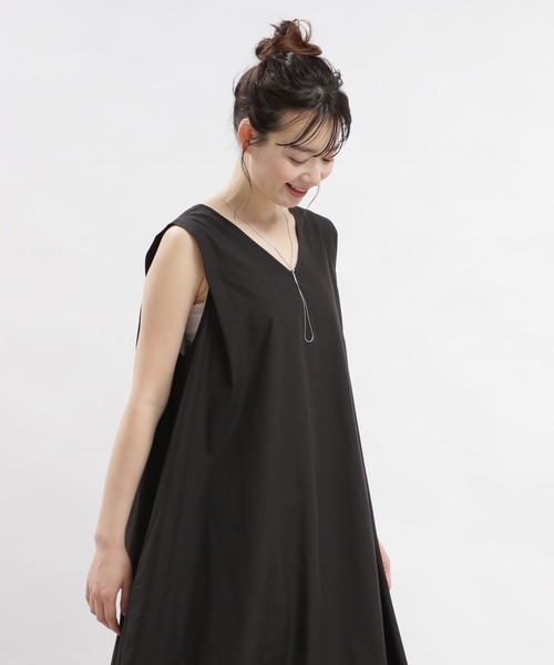 GLOBAL WORK Smile Seed Store（グローバルワーク スマイルシードストア）の「Aラインワンピースノースリーブ/116204（ワンピース・レディース・ブラック/ブルー系その他/その他・SMALL/MEDIUM/LARGE/X-LARGE）」の14枚目の写真