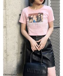 MURUA | 【SPICE GIRLS】rhinestone logoTシャツ(Tシャツ/カットソー)