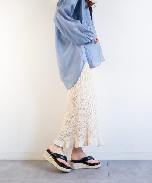 Fabby fabby(ファビィーファビィー)の「厚底ジュートトングサンダル(サンダル・レディース・ブラック/オフホワイト/ベージュ・SMALL/MEDIUM/LARGE)」の17枚目の写真