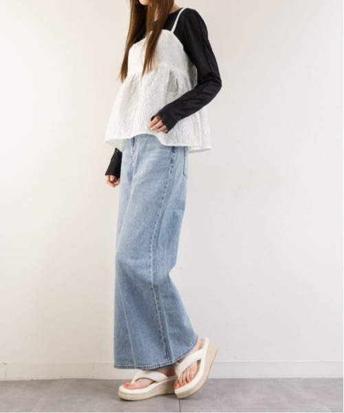 Fabby fabby(ファビィーファビィー)の「厚底ジュートトングサンダル(サンダル・レディース・ブラック/オフホワイト/ベージュ・SMALL/MEDIUM/LARGE)」の19枚目の写真