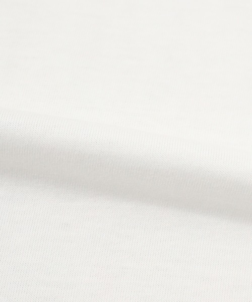 Bonjour Sagan(ボンジュールサガン)の「ロールアップスリーブレタリングロゴ刺繍Tシャツ(Tシャツ/カットソー・レディース・ブラック×ホワイト/ホワイト×ブラック/ホワイト×グリーン/ホワイト×ピンク・FREE)」の14枚目の写真