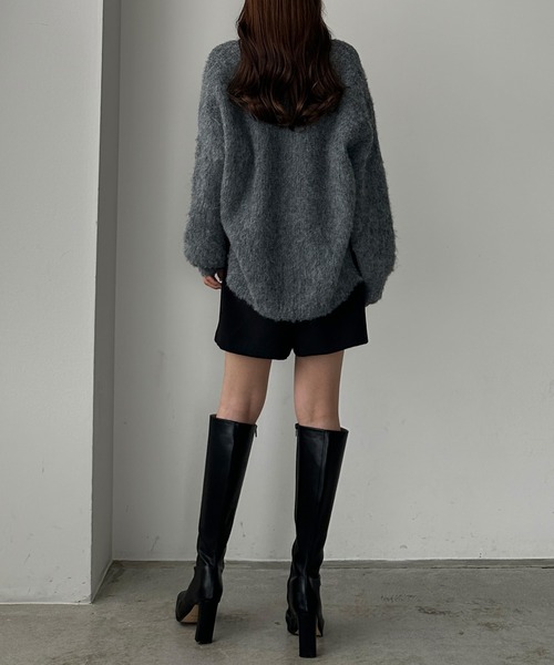 Louere(ルエレ)の「ハイウエストショートパンツ(その他パンツ・レディース・ブラック/アイボリー/ダークベージュ・SMALL/MEDIUM/LARGE/X-LARGE)」の6枚目の写真