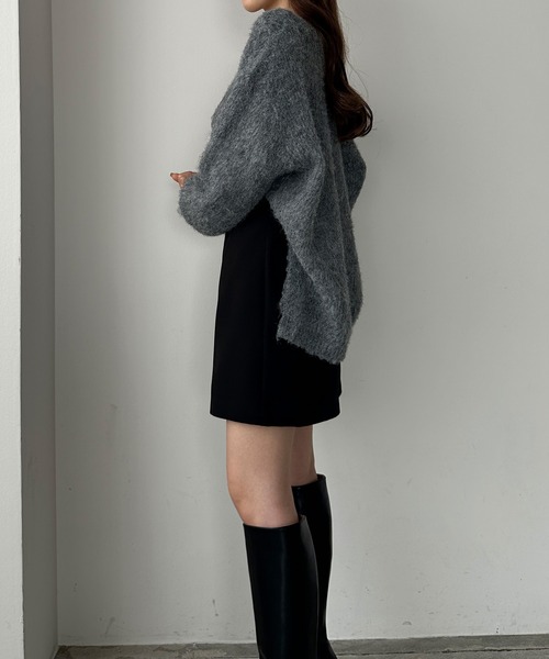 Louere(ルエレ)の「ハイウエストショートパンツ(その他パンツ・レディース・ブラック/アイボリー/ダークベージュ・SMALL/MEDIUM/LARGE/X-LARGE)」の8枚目の写真