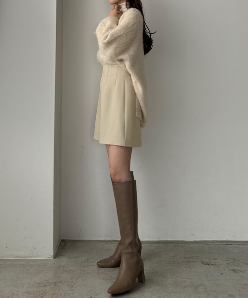 Louere(ルエレ)の「ハイウエストショートパンツ(その他パンツ・レディース・ブラック/アイボリー/ダークベージュ・SMALL/MEDIUM/LARGE/X-LARGE)」の13枚目の写真