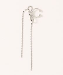 LOWRYS FARM | ヒラツブシリボンイヤカフ　130857(イヤーカフ)