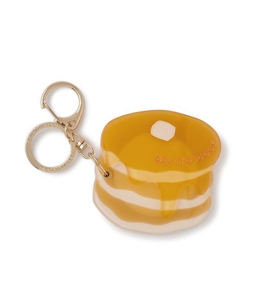 gelato pique（ジェラートピケ）の「HIGH CALORIEモチーフスライドミラーキーチェーン（手鏡/メイクミラー・レディース・ピンク/その他/オレンジ・FREE）」の2枚目の写真