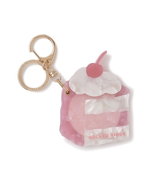 gelato pique（ジェラートピケ）の「HIGH CALORIEモチーフスライドミラーキーチェーン（手鏡/メイクミラー・レディース・ピンク/その他/オレンジ・FREE）」の5枚目の写真