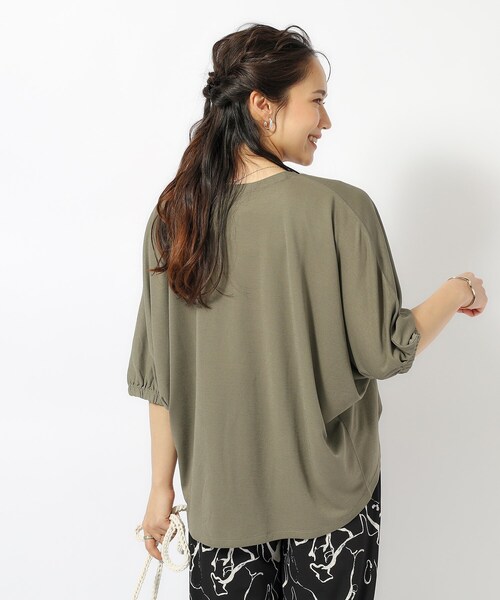 SHOO・LA・RUE（シューラルー）の「◆【UV】女性らしさをプラスする ボレロカーディガン（カーディガン/ボレロ・レディース・イエロー/ベビーピンク/ブラック/ブルー/ライトグレー/オリーブ・00）」の17枚目の写真